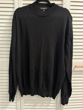 Pronto Uomo black long sleeve turtle neck sweater